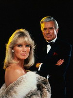 Linda Evans and John Forsythe